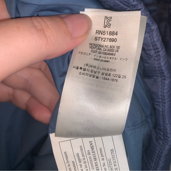 Patagonia Radalie Water Repellent Thermogreen-insulated Jacket In Woolly Blue M - Picture 8 of 12